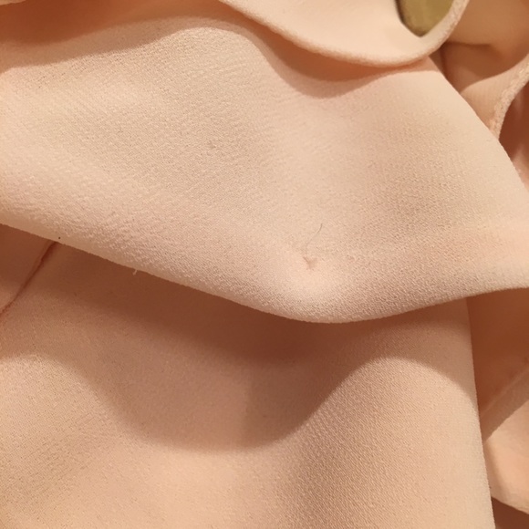 Blush pink chiffon dress from express - Picture 6 of 8